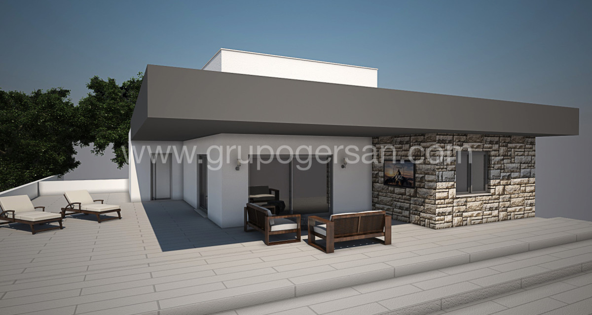 PROYECTO 3D DE REFORMA INTEGRAL DE VIVIENDA EN GUARDAMAR (EXTERIOR)